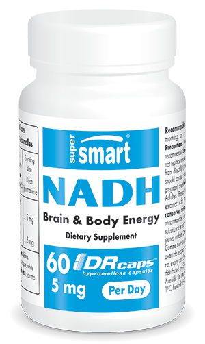 Suplemento alimentar anti-idade de nicotinamida adenina dinucleótido (NADH)